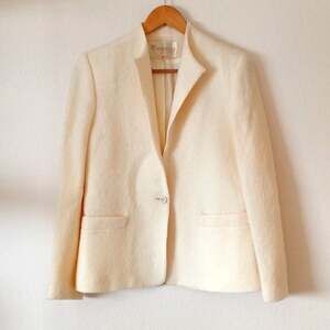 Vintage John Meyer wool one button blazer with pockets